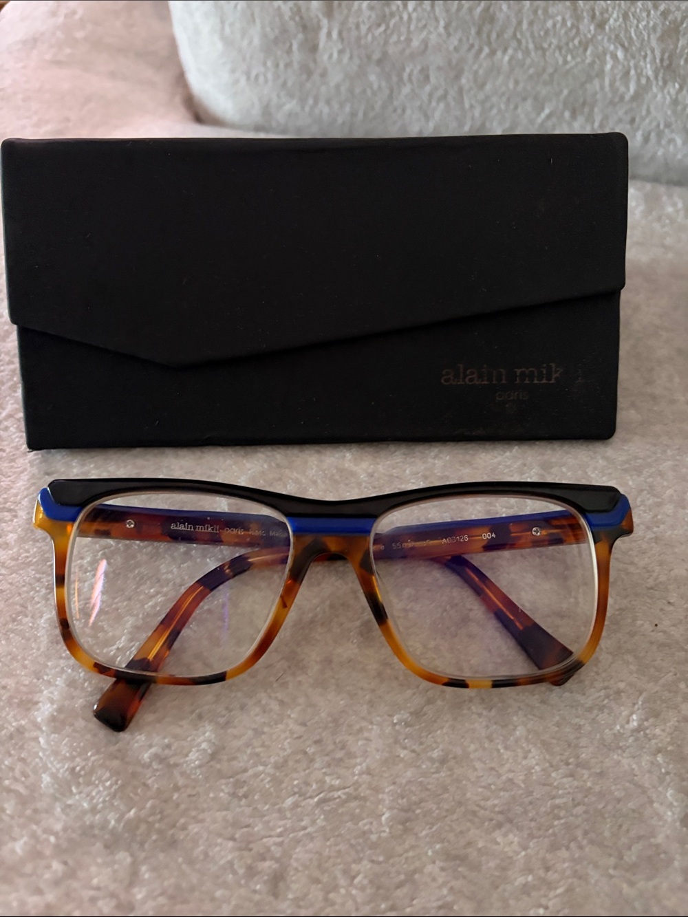 Alain Mikli Paris Tortoise & Black & Blue Optical Glasses